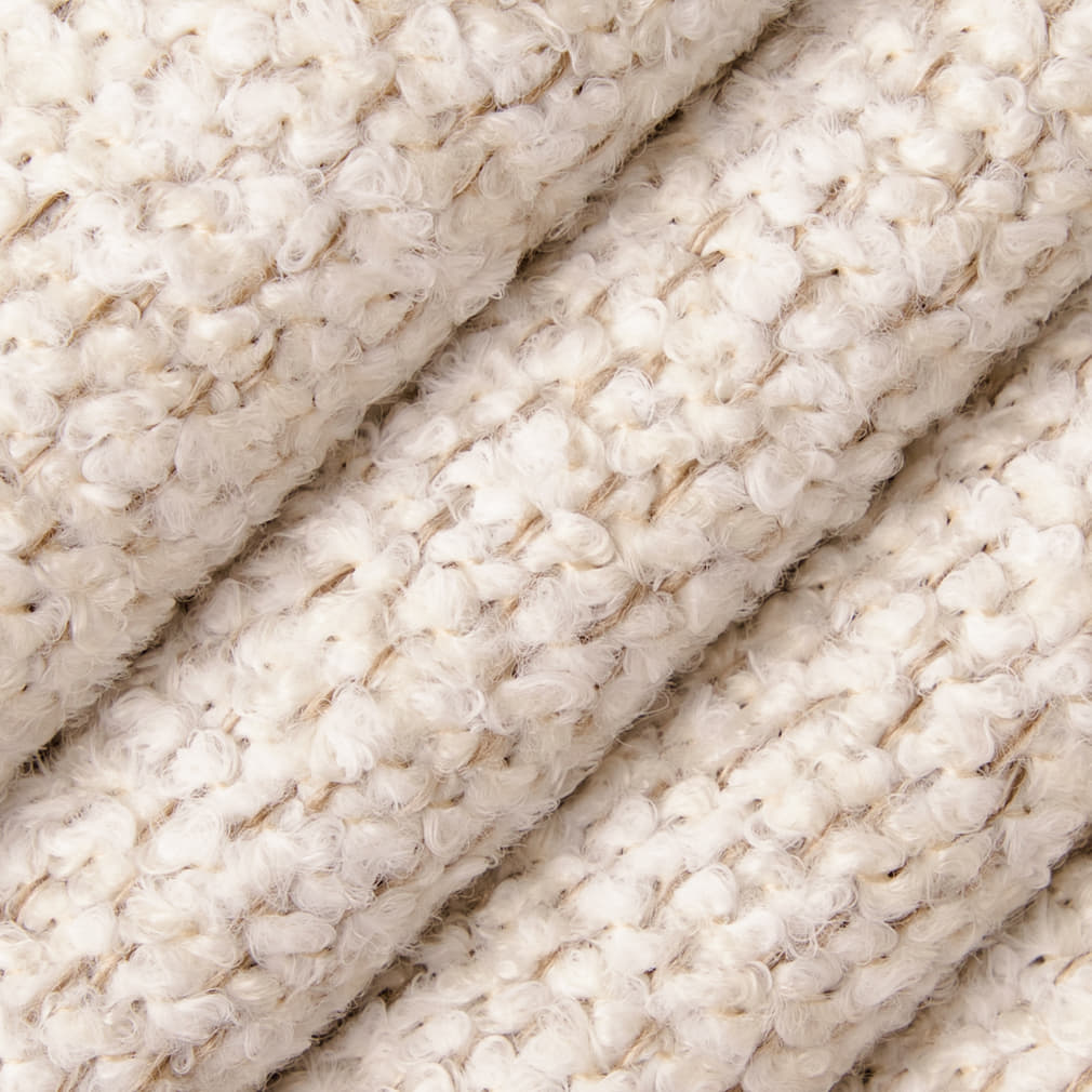 D4931 Bone VALUE BOUCLE (Charlotte Fabrics)