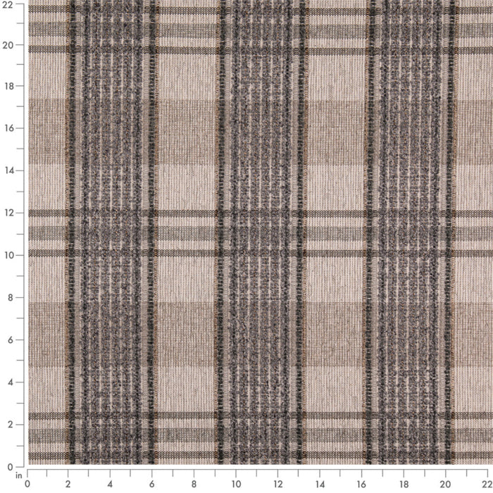 D5057 Pewter VALUE PLAIDS (Charlotte Fabrics)