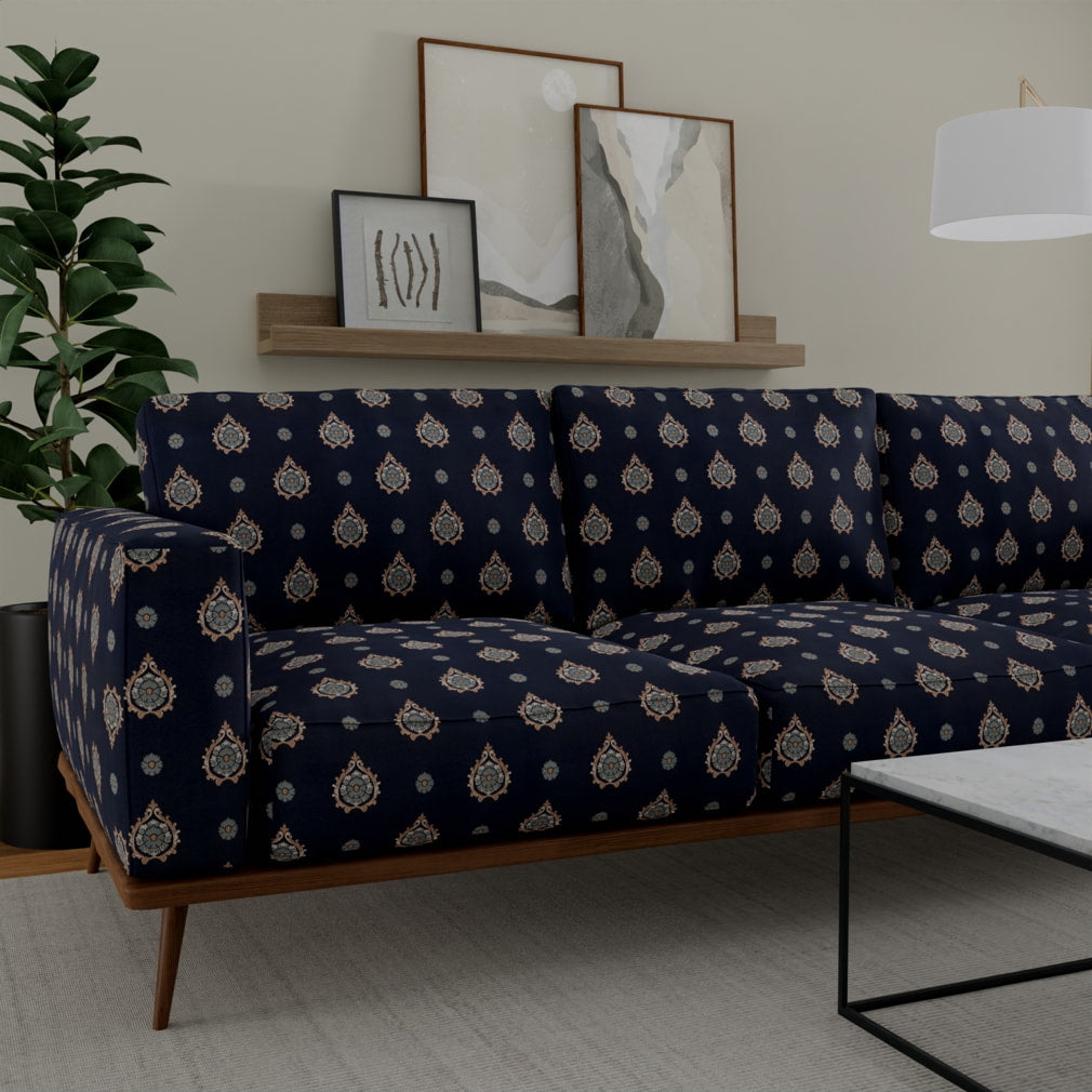 D4418 AURORA NAVY (Charlotte Fabrics)