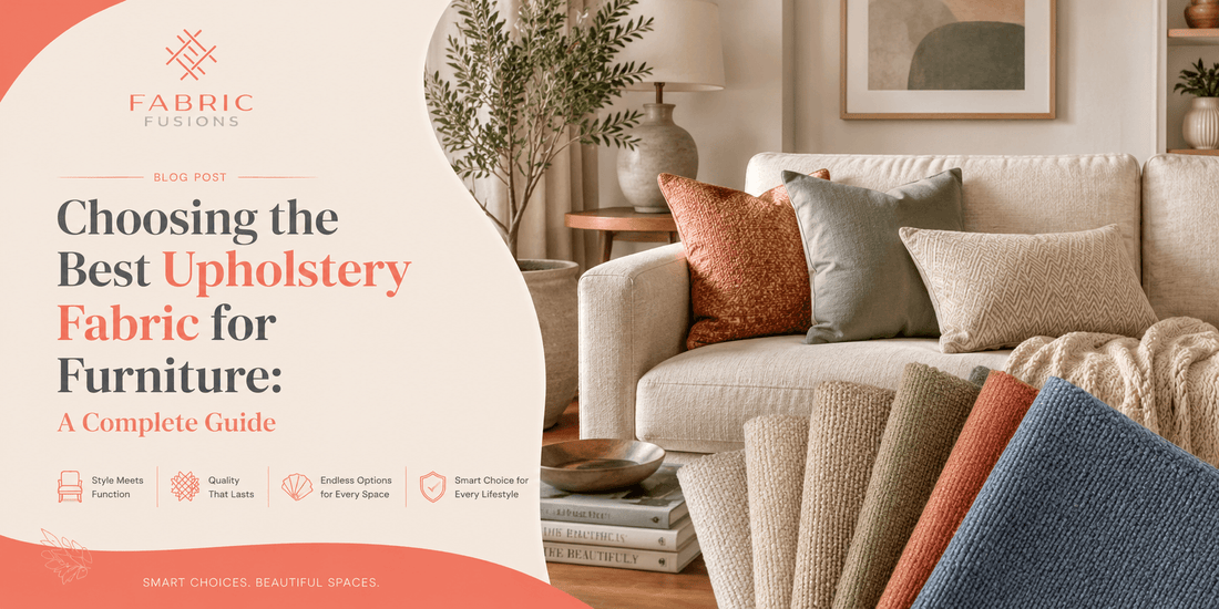 Choosing the Best Upholstery Fabric for Furniture: A Complete Guide