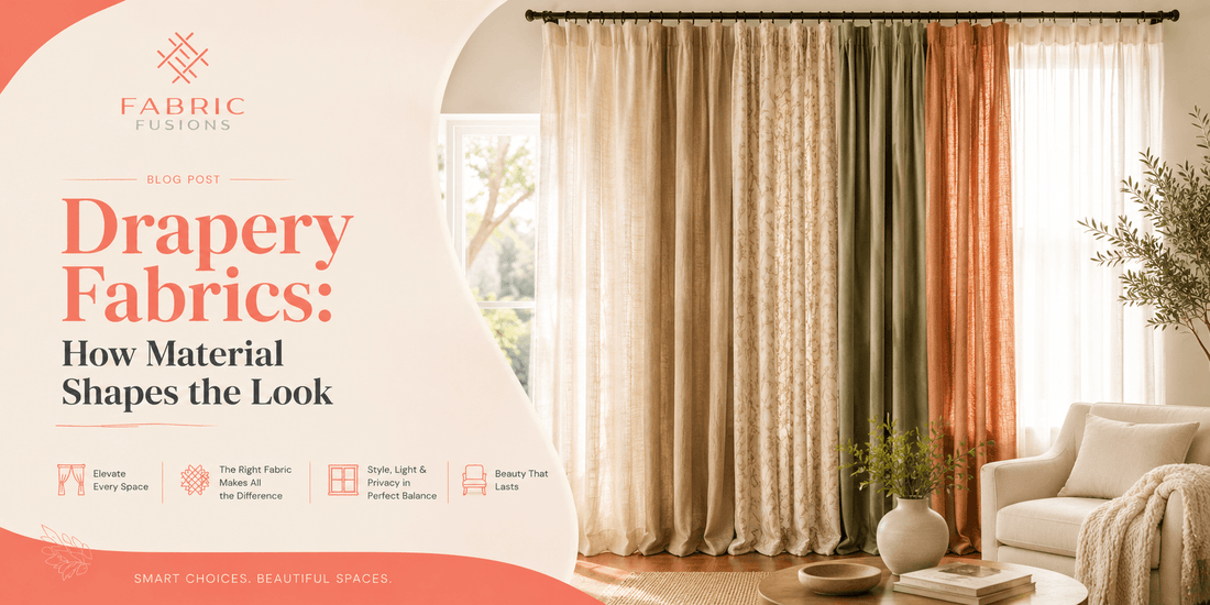 Drapery Fabrics: How Material Shapes the Look