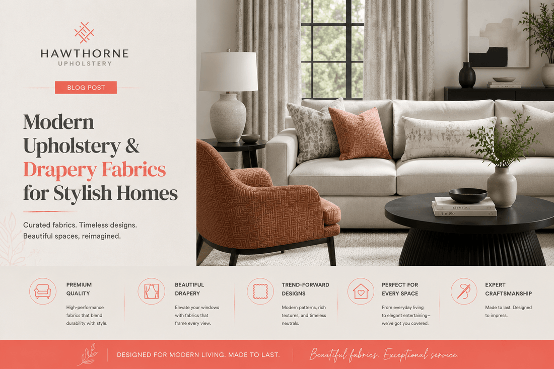 Modern Upholstery & Drapery Fabrics for Stylish Homes