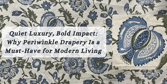 Why Periwinkle Drapery Is the Quiet Luxury Your Living Room Needs