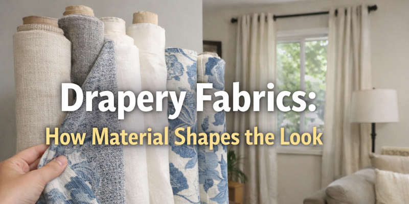 How Drapery Fabrics Selection Shapes Interior Style