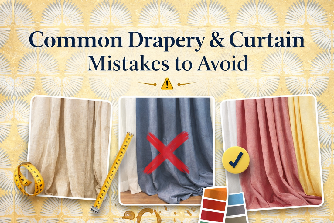 Common Curtain & Drapery Mistakes