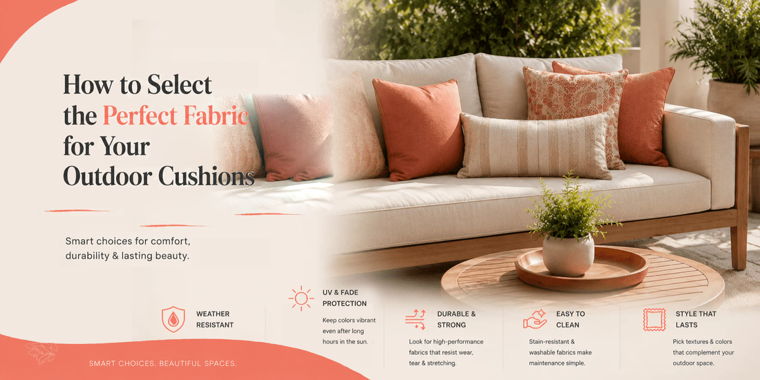 How to Select the Perfect Fabric for Your Outdoor Cushions