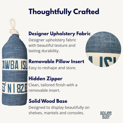 Boujee Buoy™ Custom Pillow - Seaglass