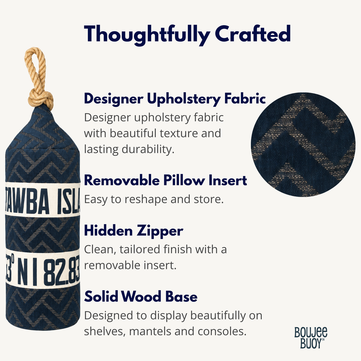 Boujee Buoy™ Custom Pillow - Break Water