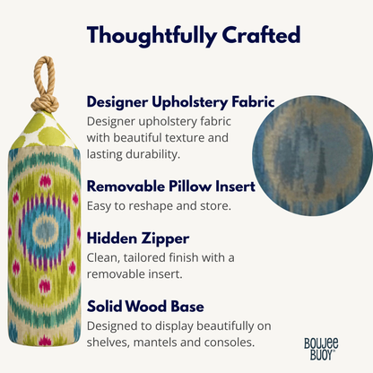 Buoy Pillow | Harbor Garden | Nautical Home Decor