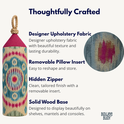 Buoy Pillow | Sunset Harbor | Nautical Home Decor