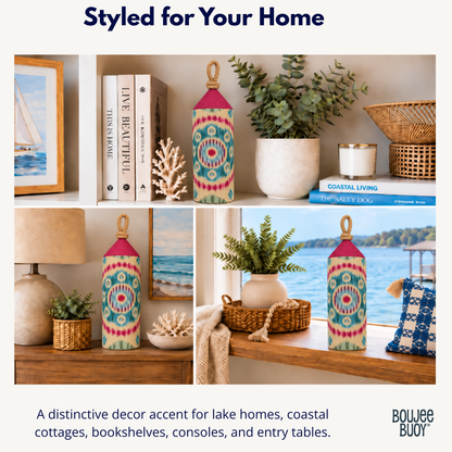 Buoy Pillow | Sunset Harbor | Nautical Home Decor
