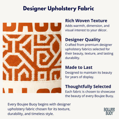 Boujee Buoy™ Custom Pillow - Saffron Tide