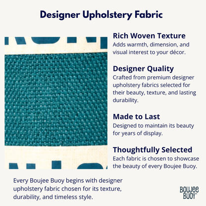 Boujee Buoy™ Custom Pillow - Emerald Tide