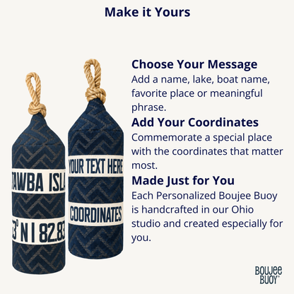 Boujee Buoy™ Custom Pillow - Break Water