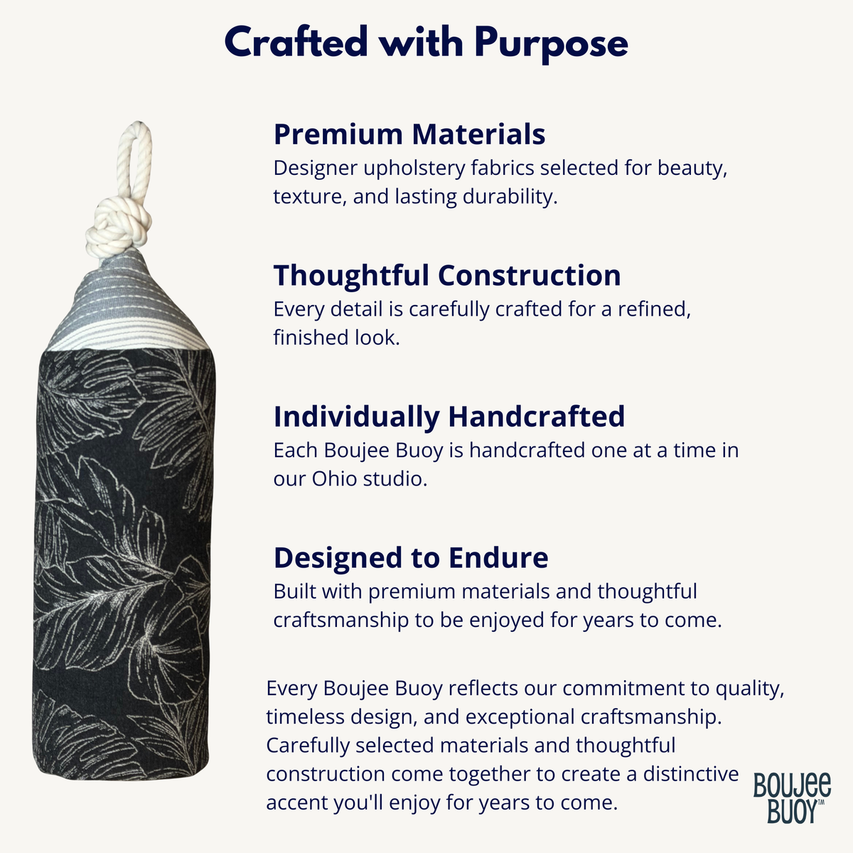 Boujee Buoy™ Custom Pillow - Seaglass