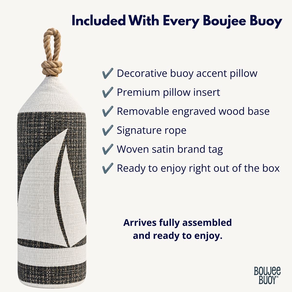 Boujee Buoy™ – Dune Sail Appliqué
