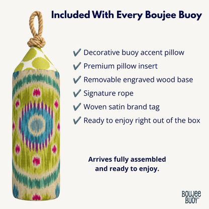 Buoy Pillow | Harbor Garden | Nautical Home Decor