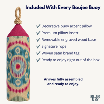 Buoy Pillow | Sunset Harbor | Nautical Home Decor