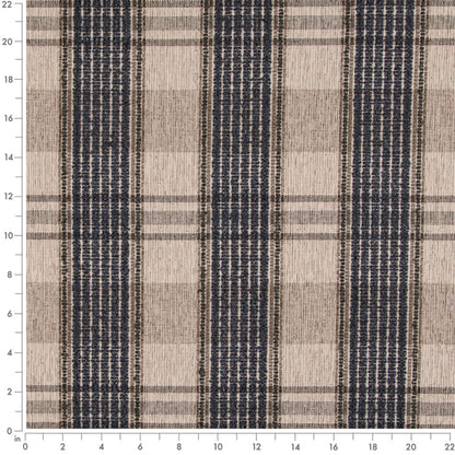 D5068 Blueberry VALUE PLAIDS (Charlotte Fabrics)