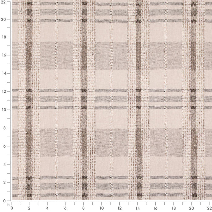 D5053 Beige VALUE PLAIDS (Charlotte Fabrics)