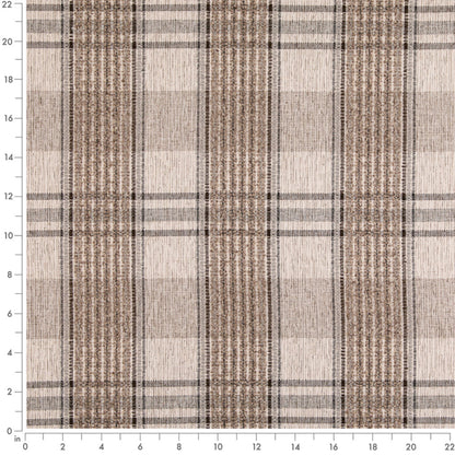 D5054 Shitake VALUE PLAIDS (Charlotte Fabrics)