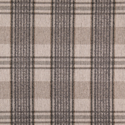D5057 Pewter VALUE PLAIDS (Charlotte Fabrics)