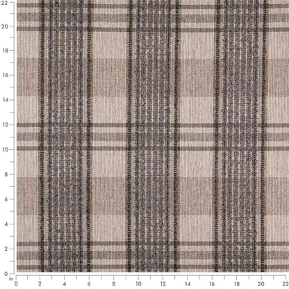 D5057 Pewter VALUE PLAIDS (Charlotte Fabrics)