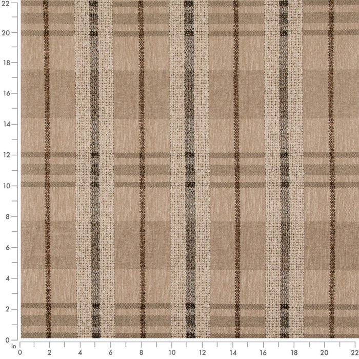 D5059 Latte VALUE PLAIDS (Charlotte Fabrics)