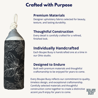 Boujee Buoy™- Sunbrella® Calm Graphite