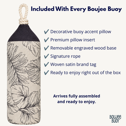 Boujee Buoy™- Sunbrella® Calm Graphite