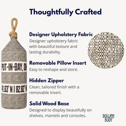 Boujee Buoy™ Custom Pillow - Harbor Stone