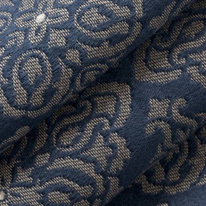 D4053 NAVY ELSA (Charlotte Fabrics)