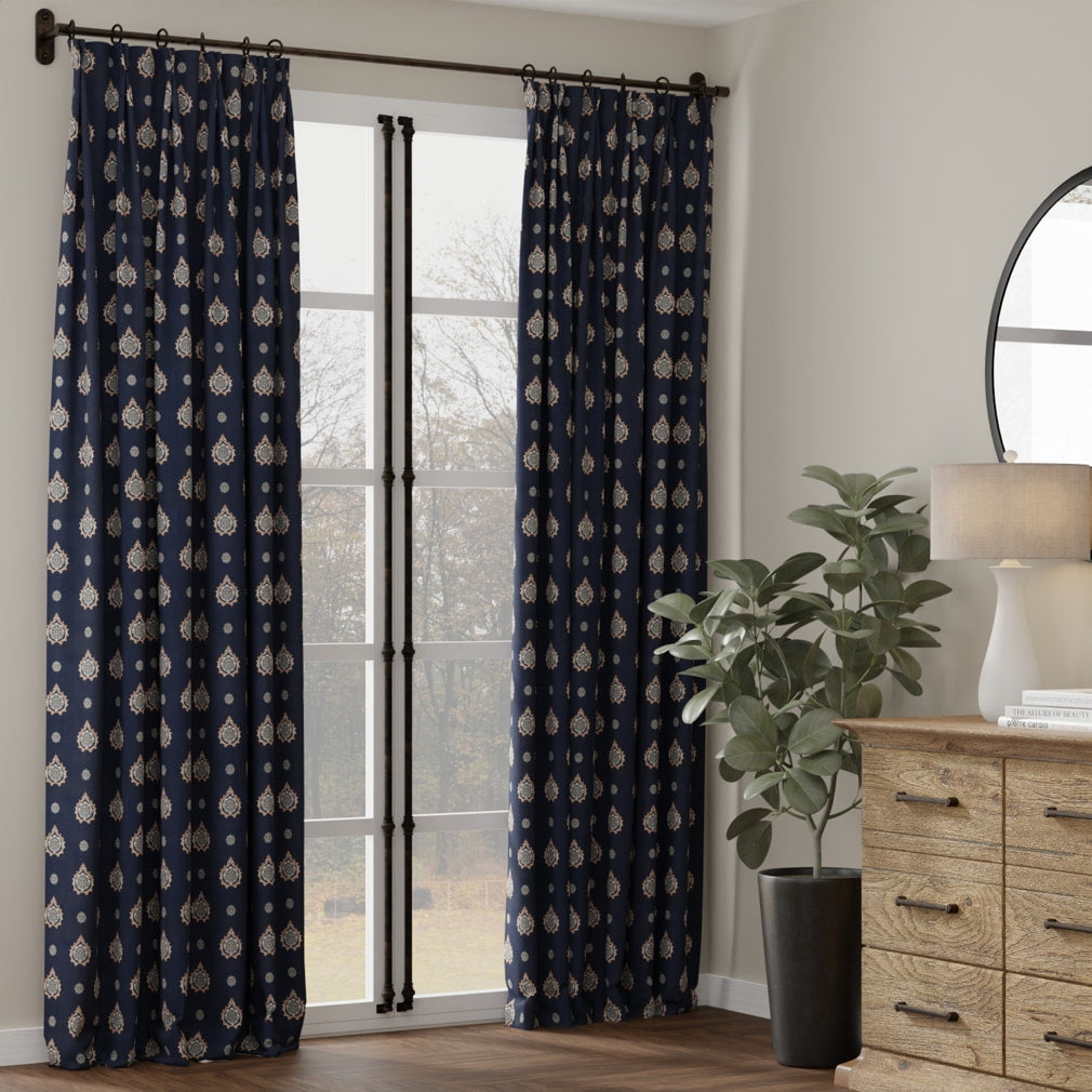 D4418 AURORA NAVY (Charlotte Fabrics)