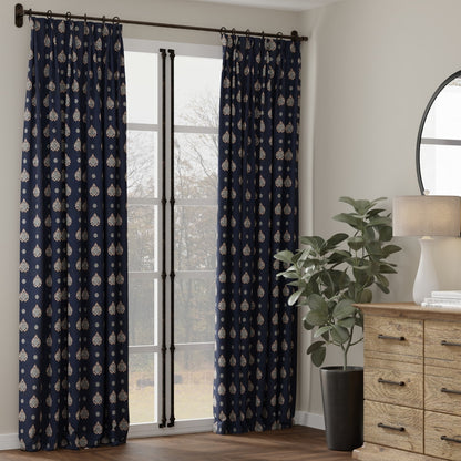 D4418 AURORA NAVY (Charlotte Fabrics)