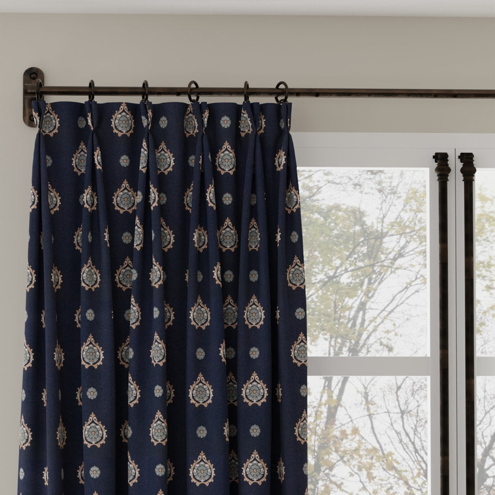 D4418 AURORA NAVY (Charlotte Fabrics)