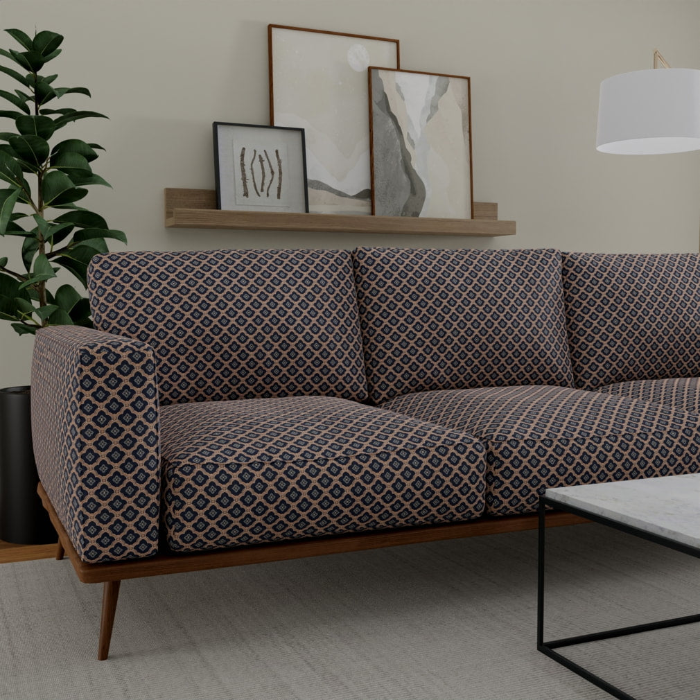 D4446 MAE NAVY (Charlotte Fabrics)