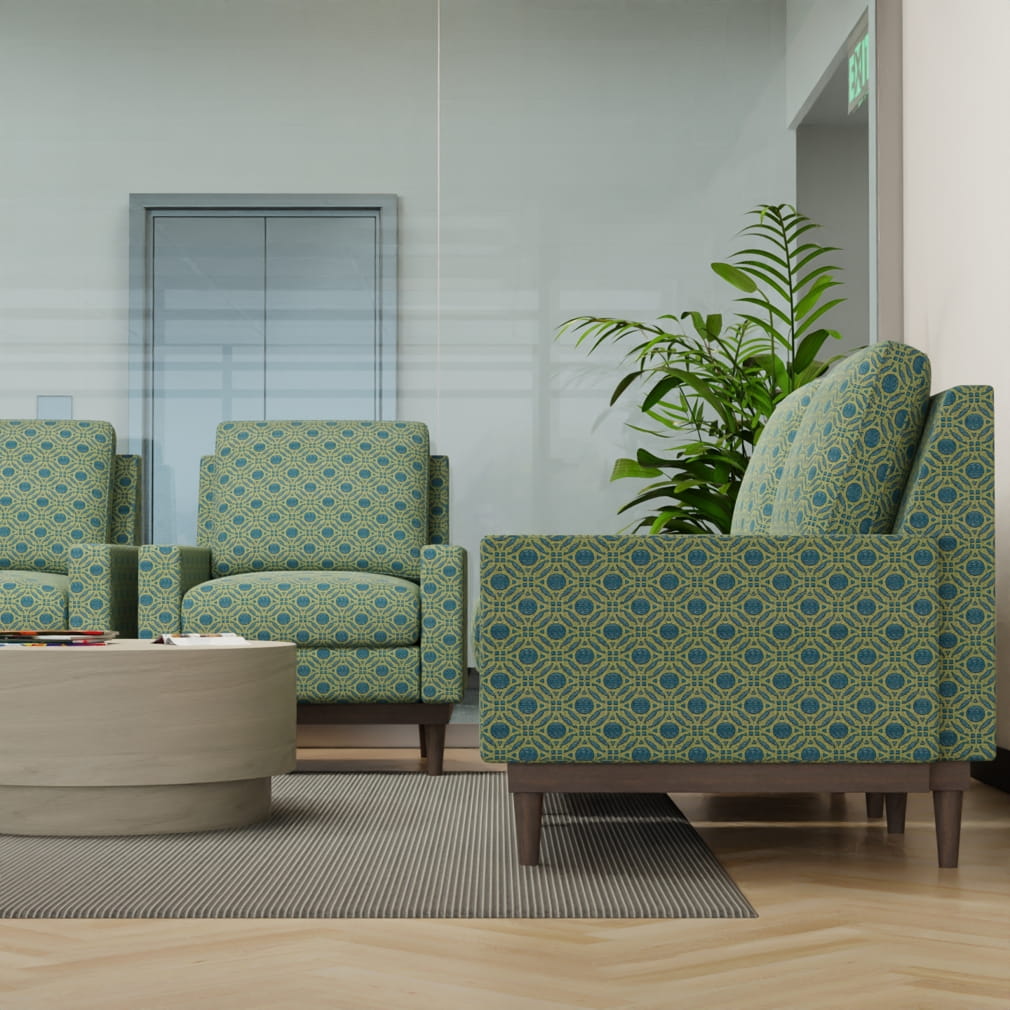 D4634 Teal CONTRACT COLLECTIVE (Charlotte Fabrics)