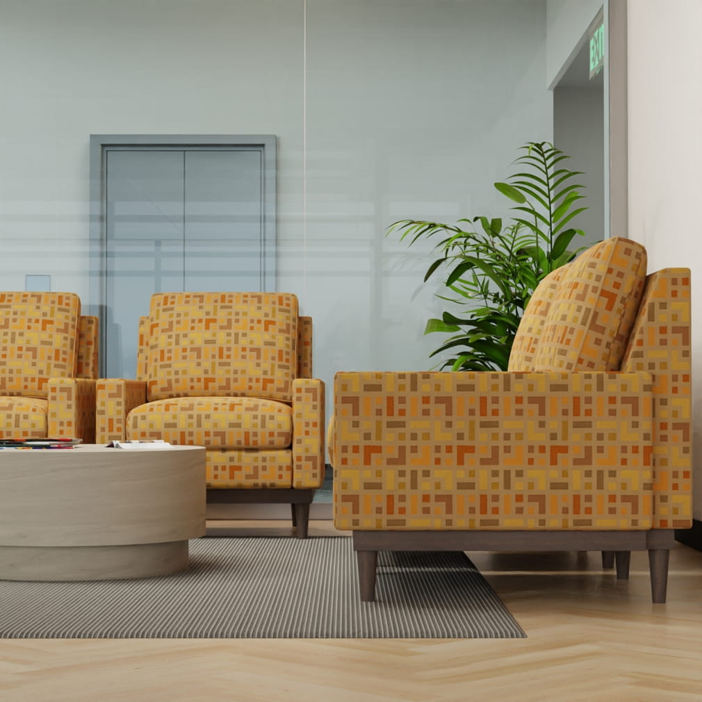 D4636 Mustard CONTRACT COLLECTIVE (Charlotte Fabrics)