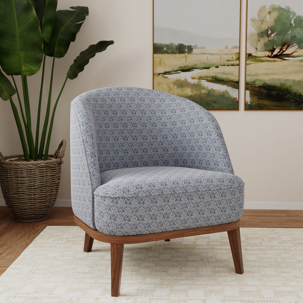 D4784 Trellis Sky Modern Cottage (Charlotte Fabrics)