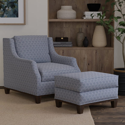 D4784 Trellis Sky Modern Cottage (Charlotte Fabrics)