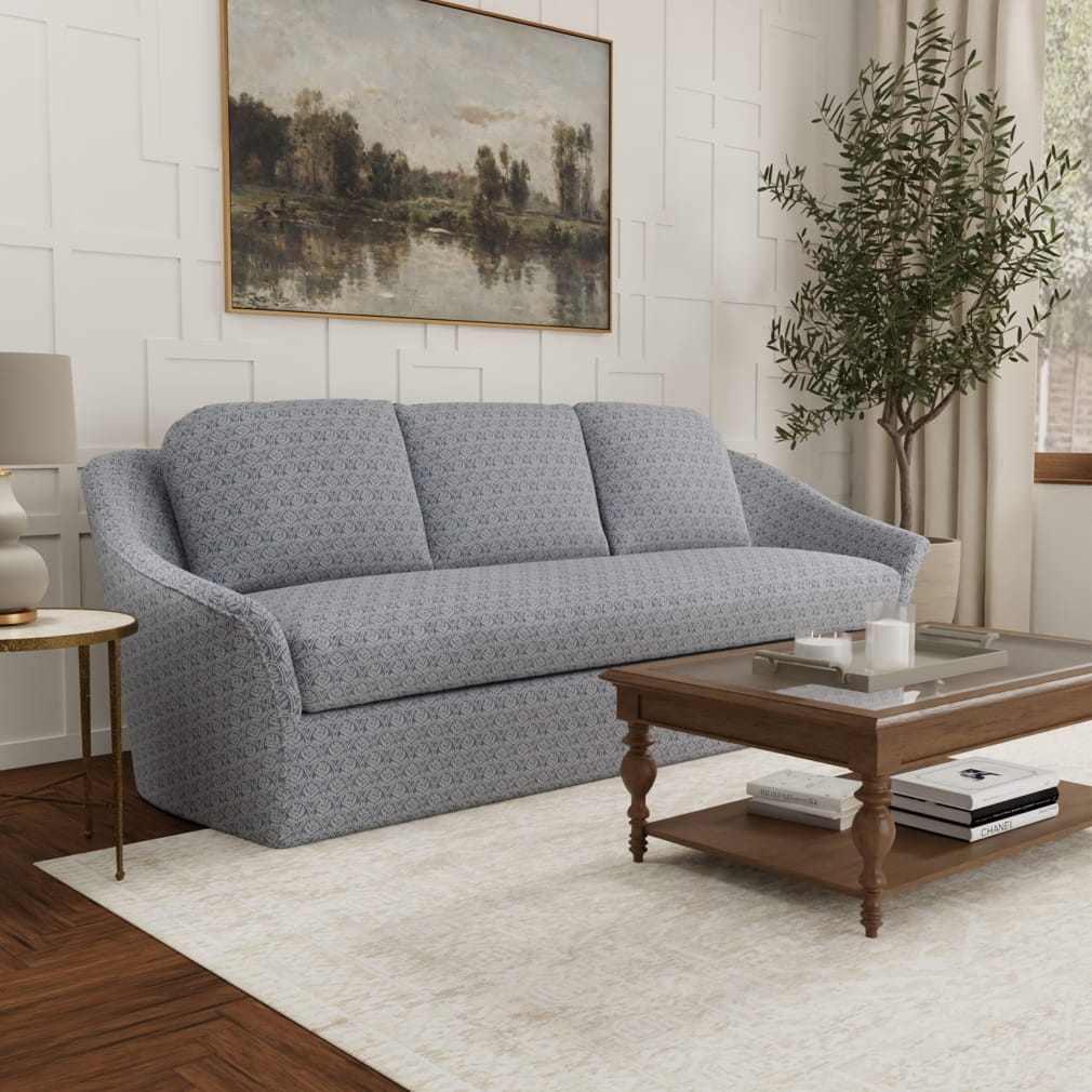 D4784 Trellis Sky Modern Cottage (Charlotte Fabrics)