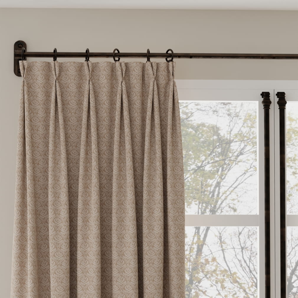 D4785 Trellis Fawn Modern Cottage (Charlotte Fabrics)