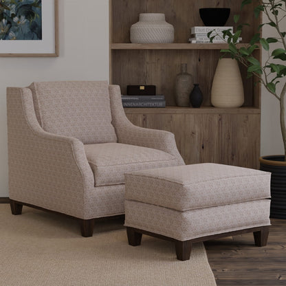 D4785 Trellis Fawn Modern Cottage (Charlotte Fabrics)