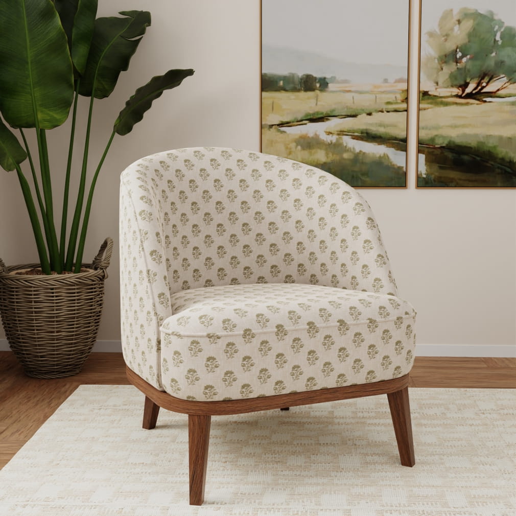 D4801 Posy Fern Modern Cottage (Charlotte Fabrics)
