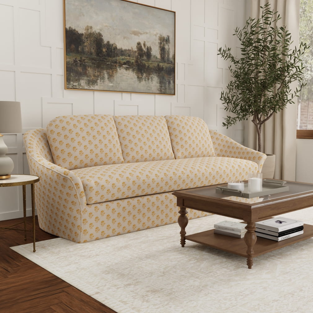 D4804 Posy Amber Modern Cottage (Charlotte Fabrics)