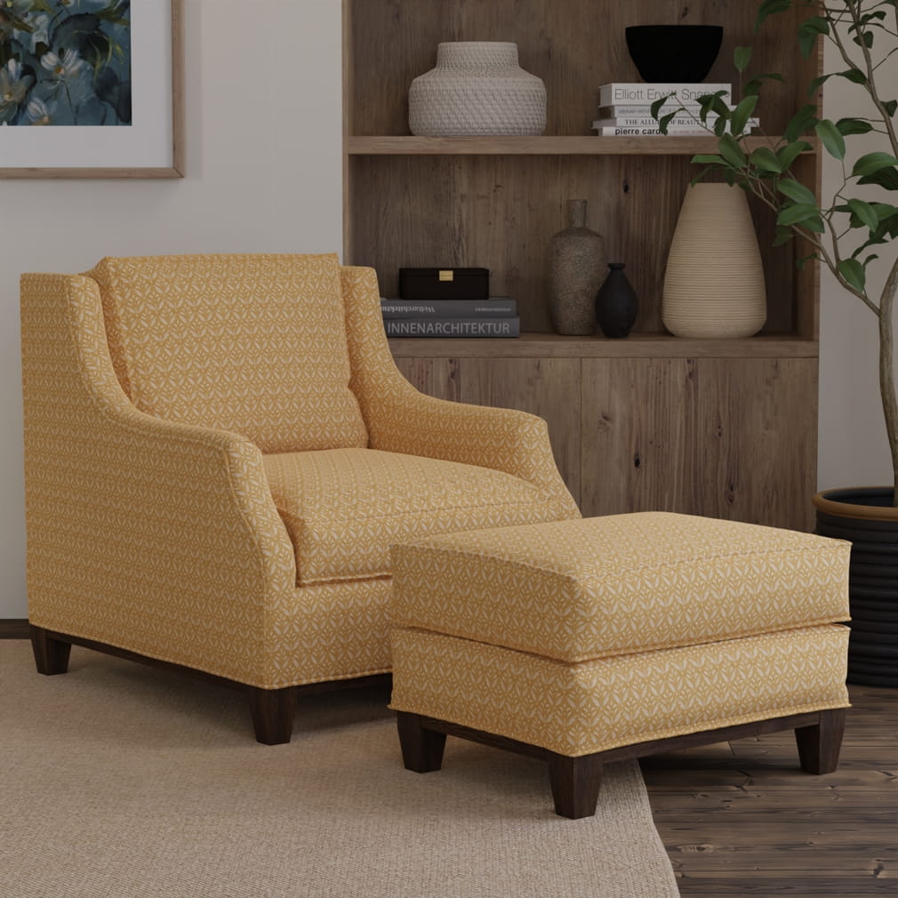 D4811 Ditsy Amber Modern Cottage (Charlotte Fabrics)