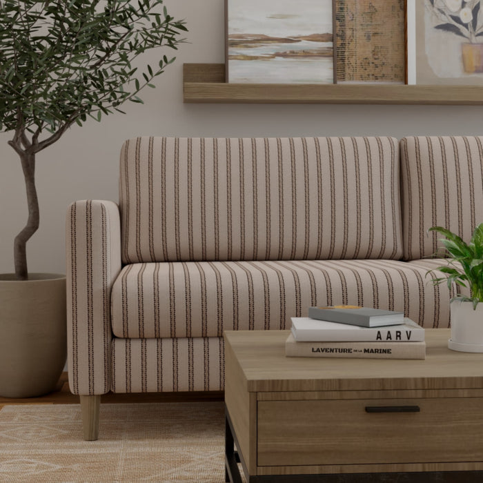D5085 Umber VALUE STRIPES (Charlotte Fabrics)