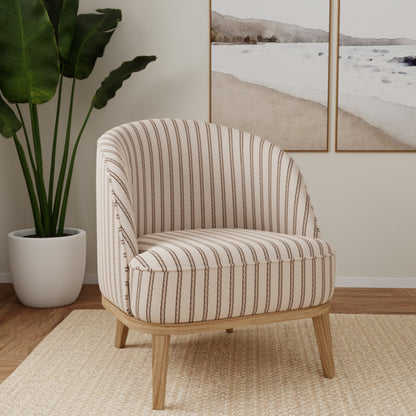 D5085 Umber VALUE STRIPES (Charlotte Fabrics)