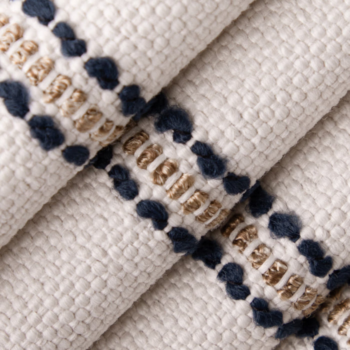 D5087 Navy VALUE STRIPES (Charlotte Fabrics)