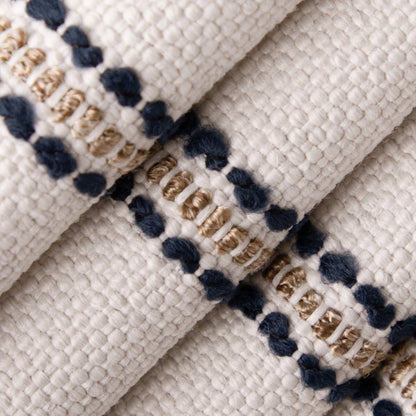 D5087 Navy VALUE STRIPES (Charlotte Fabrics)